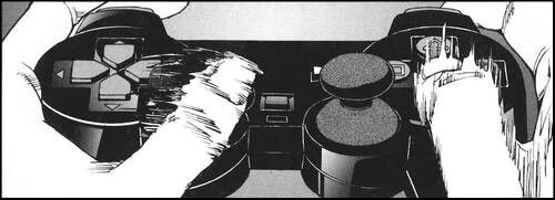 hands playing with a controller